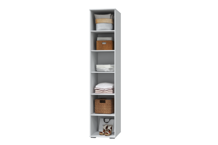 Шкаф-пенал глубокий 1 дверь для платья и белья Шарлиз 